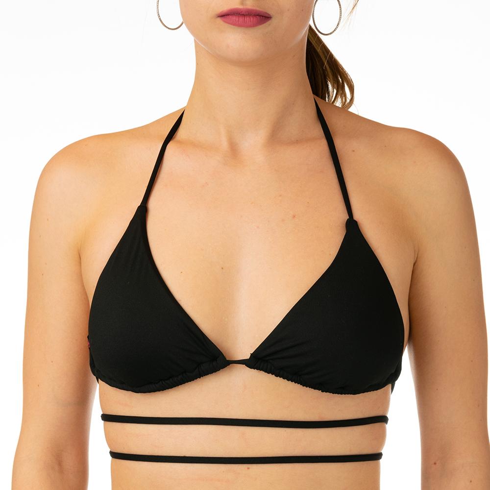 MIX REGGISENO TRIANGOLO DONNA NERO EMILYTU NERO BE BEACH